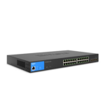 Linksys LGS328MPC Managed PoE+ Switch, 24-Port Gigabit + 4 SFP+, 410W