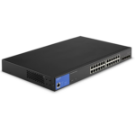 LGS328PC  24-Port Managed Gigabit PoE+ Switch with 4 1G SFP