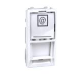 Schneider MGU9.461.18 Unica Keystone RJ45 Data Connector Adaptor 1 module