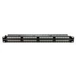 D-LINK Cat6 UTP Fully Loaded 24 Port Patch Panel- Angular/NPP-C61BLK242