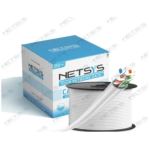 NS-106SFTP-305GR-L Netsys 23AWG Network Cable 305m Cat6 LSZH UTP - Gray (NS-106SFTP-305GR-L) - Image 1