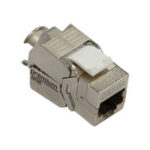 Premium Line 109824010 Category 6A 180° Shielded Die-casting Keystone Jack, Slim Type