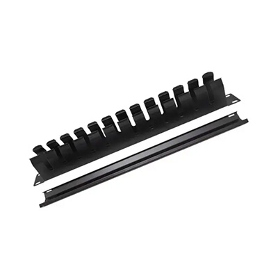 Premium Line 195070102 1U 19" Cable Management, Duct Type, Black