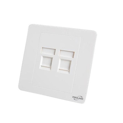 ProLink PL-FP2-UK  2 Port UK type Faceplate