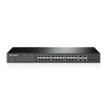 TL-SL2428P JetStream 24-Port 10/100Mbps + 4-Port Gigabit Smart Switch with 24-Port PoE+