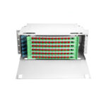 Premium Line 19” rack mounted ODF, 72cores, w/ SC/APC SM simplex adapter loaded