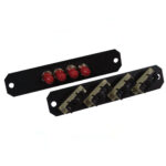 Premium Line 8port LC adapter panel, duplex, black
