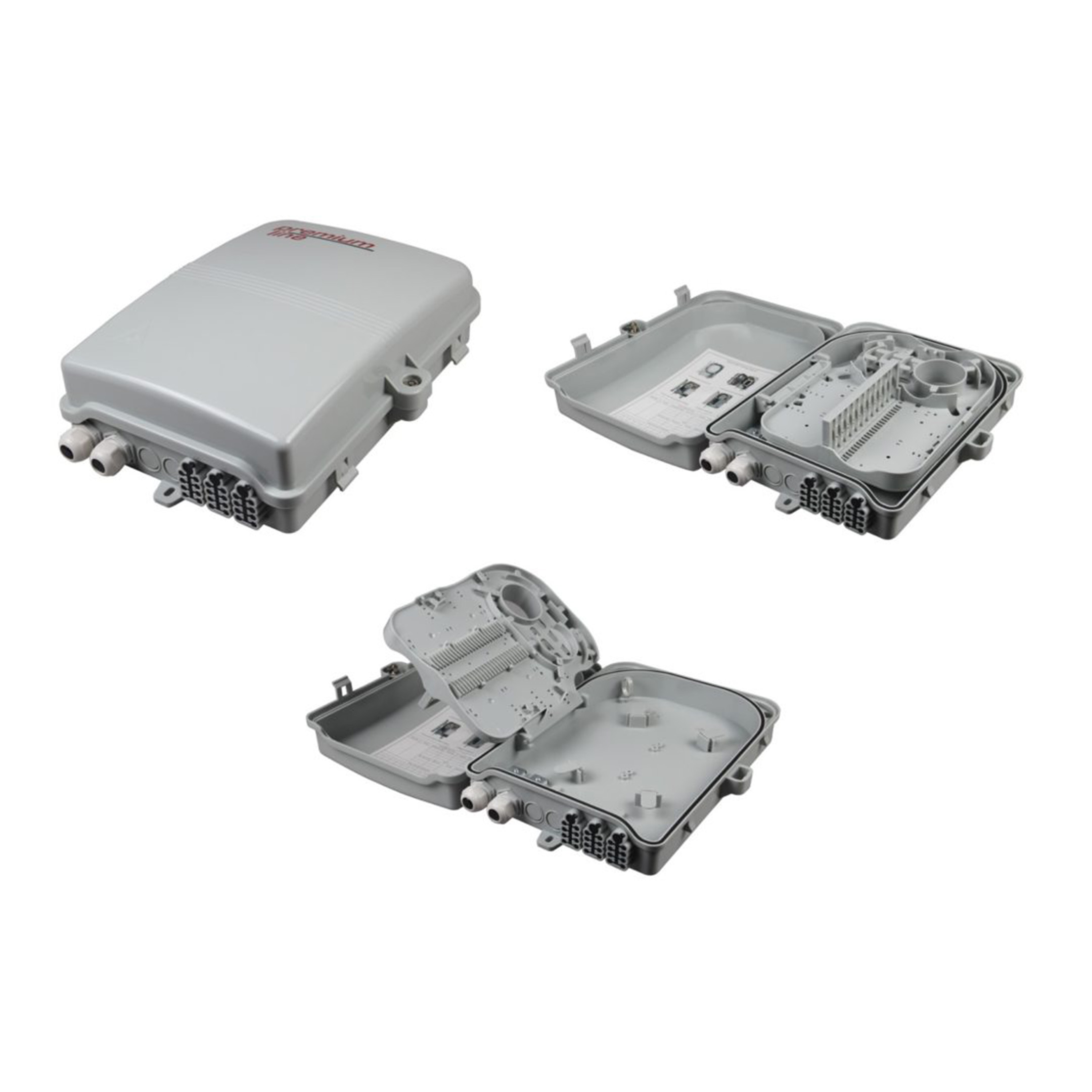 253211240 Premium Line FTTH Distribution Box, 24ports, SC Simplex Type, without adapters - Image 1