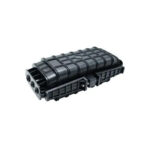 Premium Line FO splice closure w/6 cable ports (3in, 3out), 72 cores, inline type, black