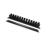 Premium Line Cable Management 1U 19" Duct Type Fully Plastic, Black