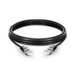Premium Line Cat.6,  U/UTP patch cord, molded, Snag Proof , PVC , 1m length, Black