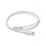 Premium Line Cat.6,  U/UTP patch cord, molded, Snag Proof , PVC , 1m length, White