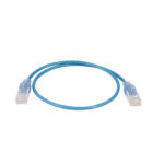 Premium Line Cat. 6, U/UTP Slimline patch cord, LSZH, 1m length