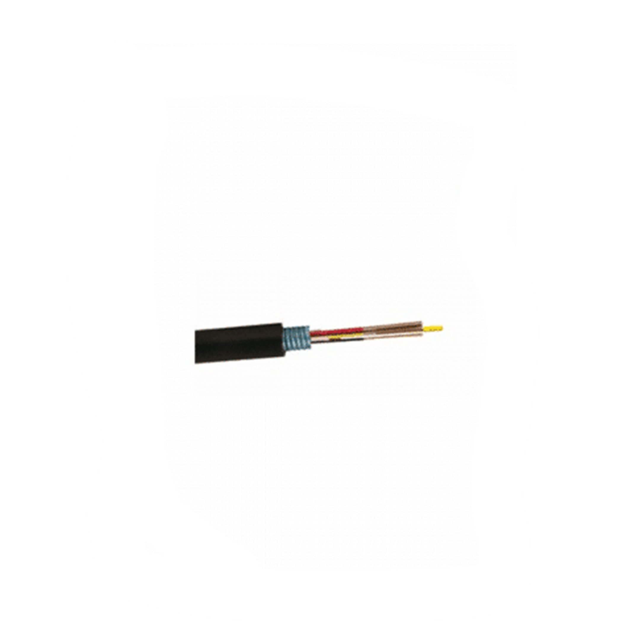 FO-OD-Cable-Armored-OM4-12C-PE Premium Line FO OD cable, unitube, steel armored w/glass yarn strength member, OM4 50/125, 12C, PE - Image 1