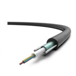 Premium Line FO OD cable, multitube, steel armored w/central steel wire strength member, SM9/125, 24C, PE