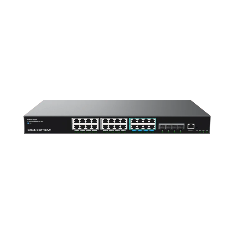 GWN7822P Grandstream (GWN7822P) Layer 3 Multi-Gigabit PoE Switch with 4x10G SFP+ - Image 1