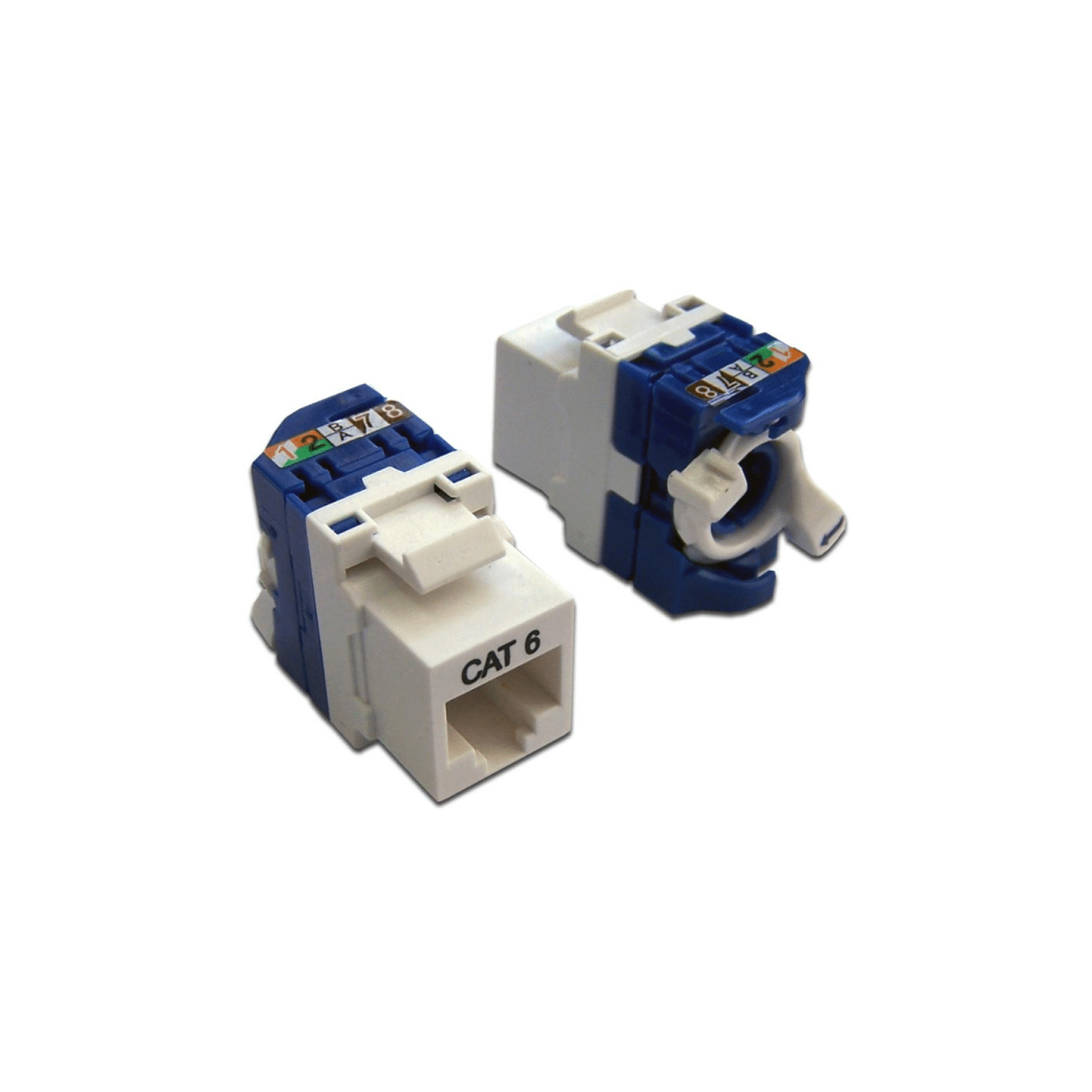 cat-6-180-unshielded-toolless-keystone-jack-with-rotation-locking Premium Line Cat.6 180° Unshielded Toolless Keystone Jack, with rotation locking - Image 1