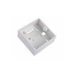 Premium Line Wall Mounted Back Box, 86x86x38mm, White